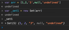 js中set对象详解