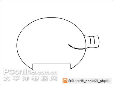 Flash制作可爱的“亲嘴猪”动画