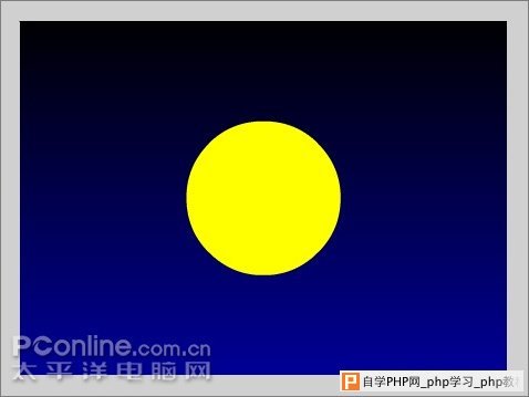 贺中秋节 Flash月圆之夜举笔题诗动画