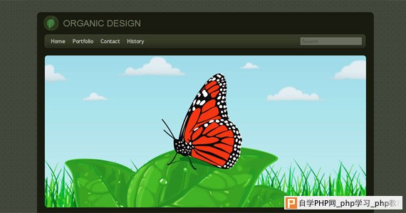 organic-design-css-xhtml-template