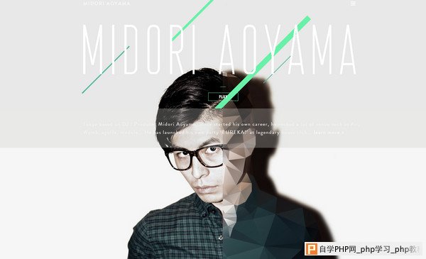Midori Aoyama 18个超酷的多边形背景网页设计