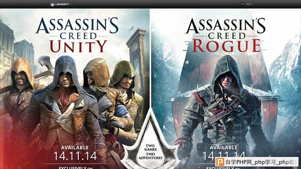 Assassin's Creed 网页设计欣赏