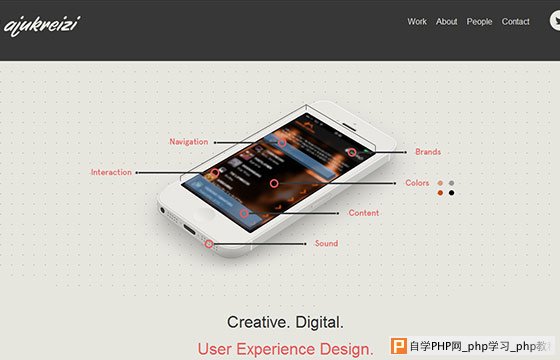 Creative One Page Website Design