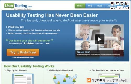 usertesting 25 Tools to Improve Your Websites Usability