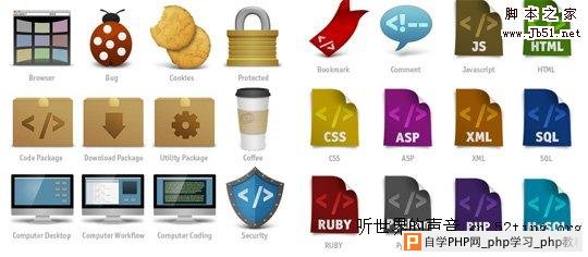 Coded Icon Set