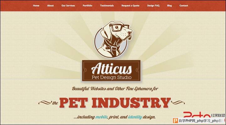 damndigital_14-inspiring-examples-of-retro-and-vintage-elements-in-web-design_atticus-pet-design-studios