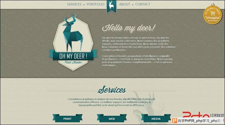 damndigital_14-inspiring-examples-of-retro-and-vintage-elements-in-web-design_oh-my-deer!