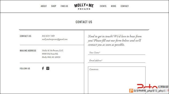 damndigital_15-inspiring-examples-of-contact-pages-and-forms_moly-&-me-pecans