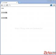 HTML CSS——zoom的学习 - html/css语言栏目：html.css