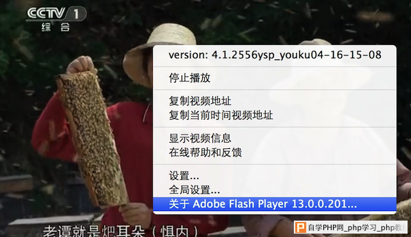 Mac电脑如何查看 Flash Player的版本号