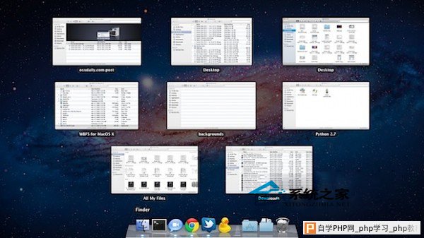  MAC OS X Lion如何打开非活动程序的所有窗口