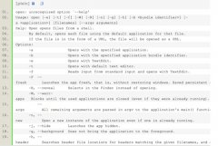 苹果Mac os系统中在终端下打开APP应用程序方法介
