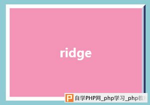 ridge样式的边框