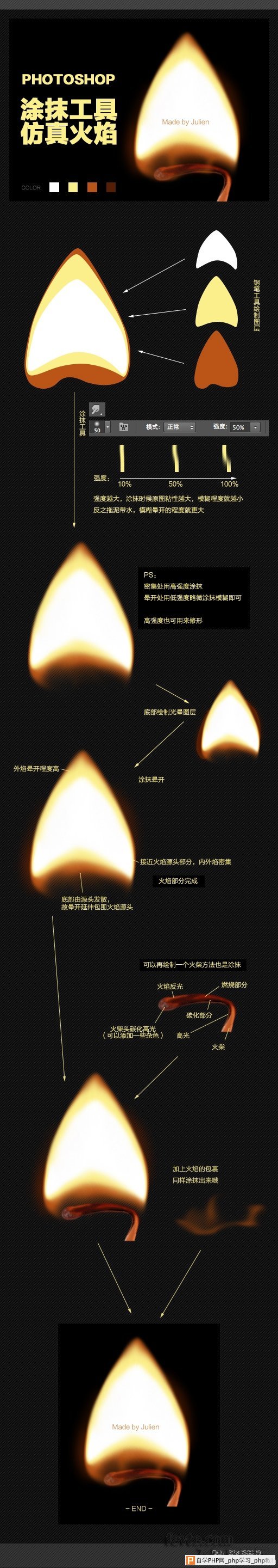 PS制作真实的火焰