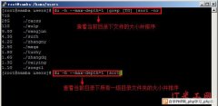linux下如何查看统计目录大小？