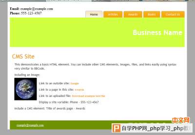 Example site
