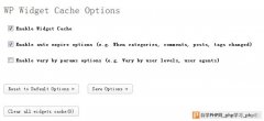 为 WordPress 的 Widget 建立缓存 - WordPress