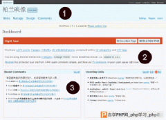 WordPress初级教程-8: WordPress控制面板/ Dashboard - W