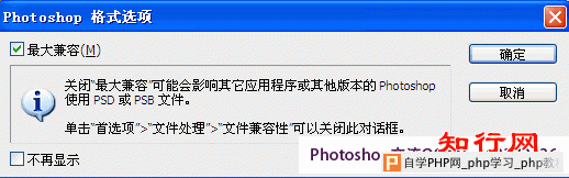 photoshop 格式选项