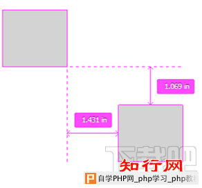 Photoshop CC 2014：原始图层和复制图层之间的距离