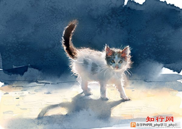 Photoshop“水彩插画”教程详解5
