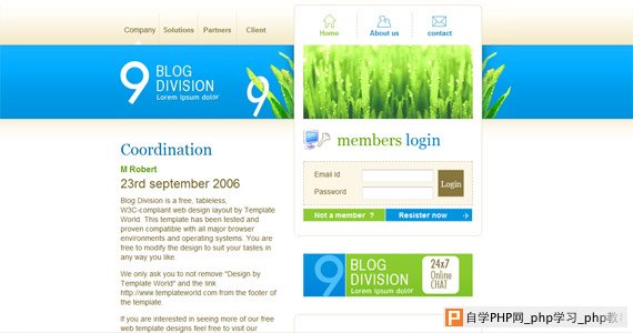 blog-division-css-xhtml-template