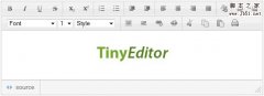 TinyEditor 简洁且易用的html所见即所得编辑器_HTM