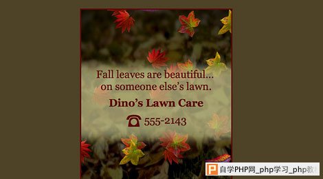 falling leaves