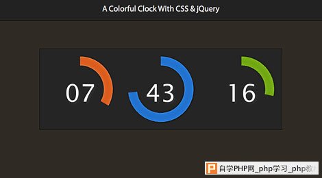 colorful clock