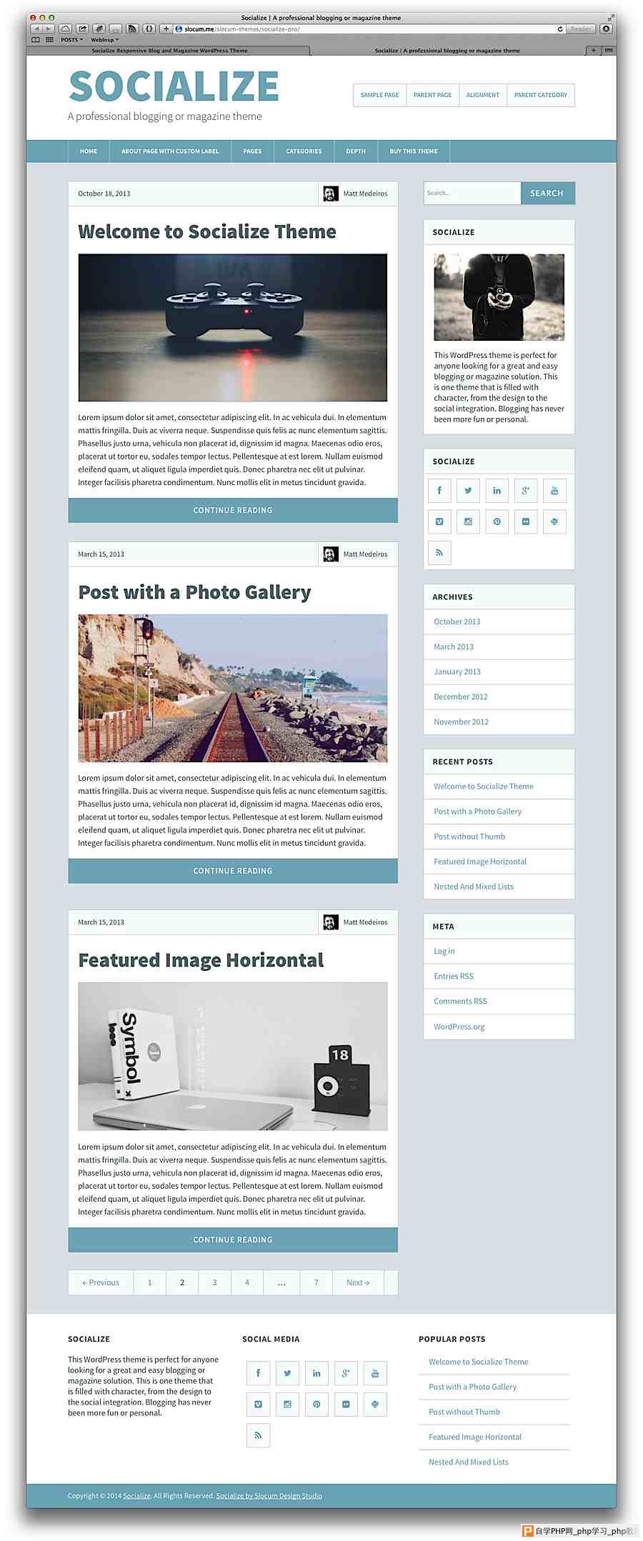 Case Study - WordPress Theme Design 