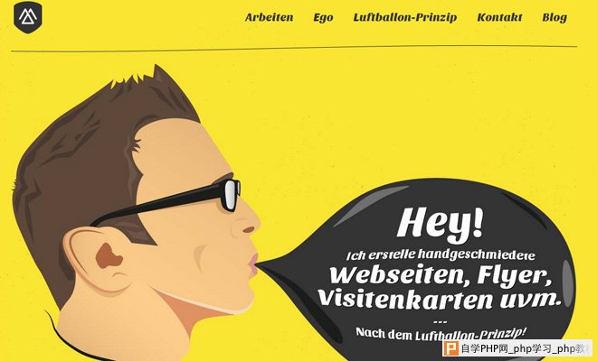 web print design jan mense yellow portfolio layout