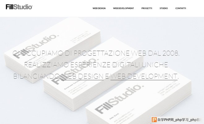 fill studio clean simple responsive website portfolio