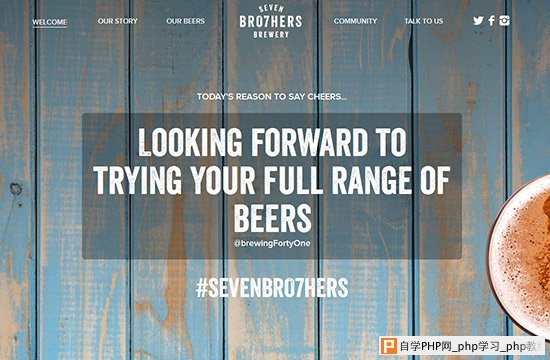 Creative Single Page Website Design