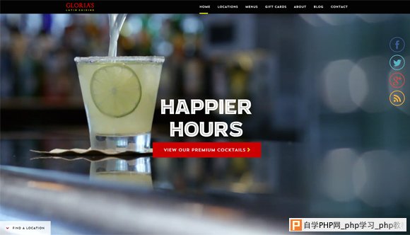 30 Tasty Websites of Cafes and Restaurants