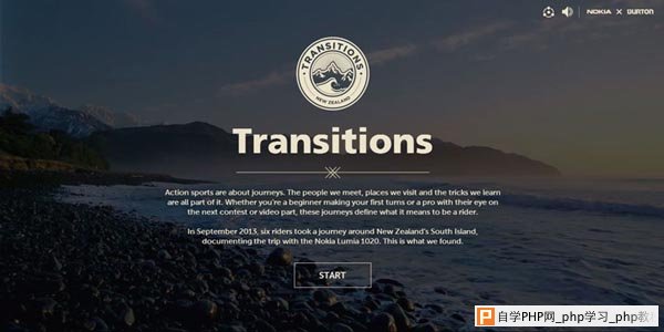 09 impressive promotional websites transitions1020 20 Impressive Promotional Website Designs