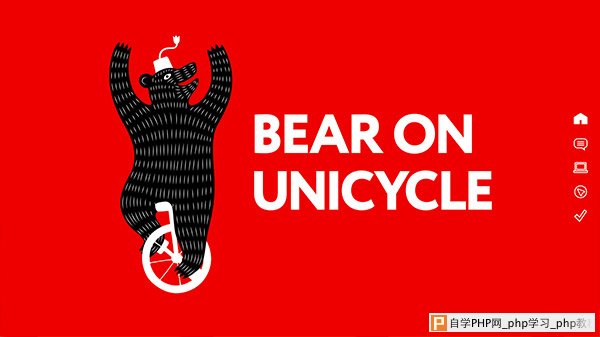 Bear On Unicycle