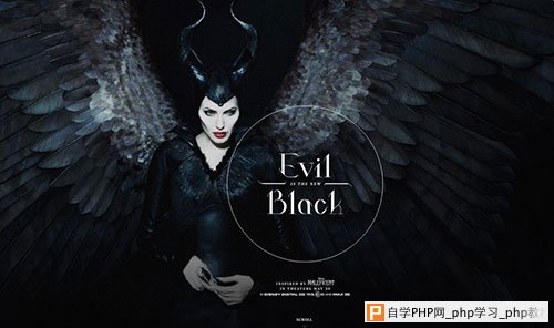 Maleficent Tumblr 网页设计欣赏