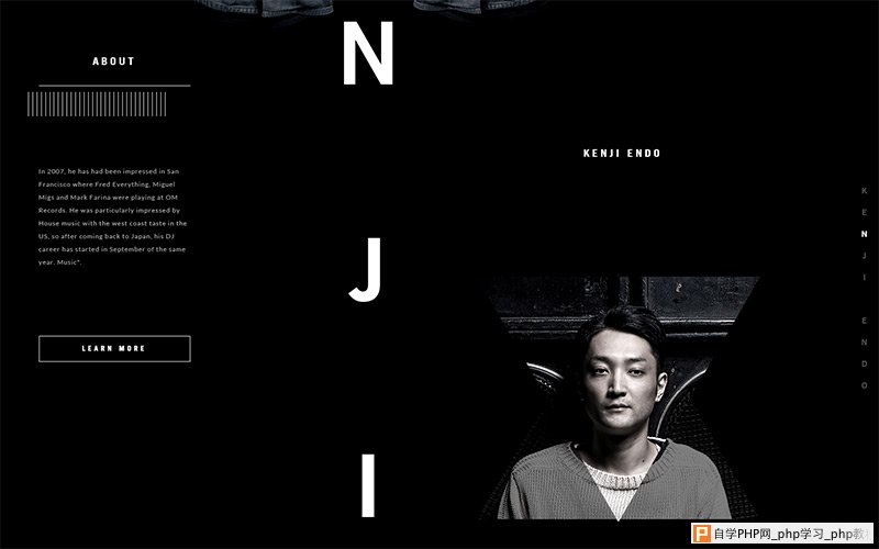 Kenji Endo in Best Creative Website Designs of 2014