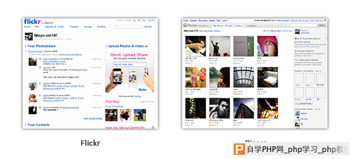 Flickr 和 Picasa的个人首页