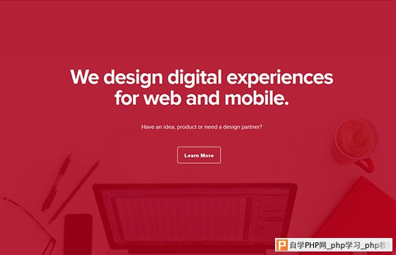 Creative One Page Website Design