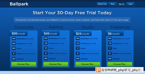 pricing table 9 