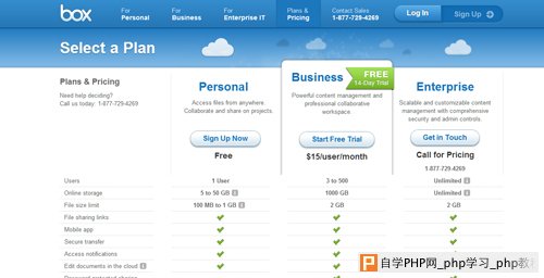 pricing table 20 