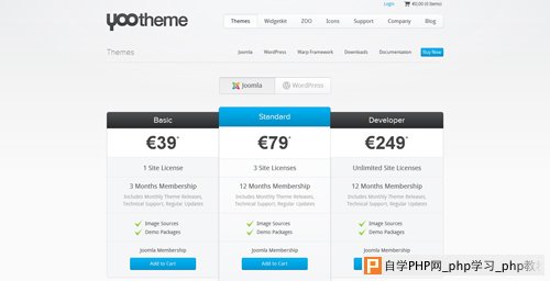 pricing table 23 