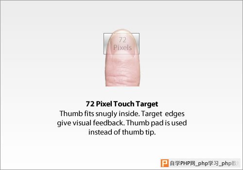 72 pixel target