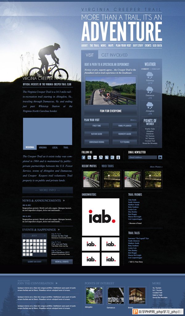 This is the comp for the website. Do you see the progression from sketch and wireframe to final comp?