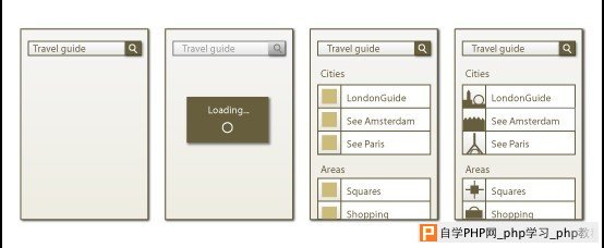 网站设计,移动web,Travel guide