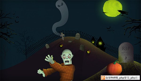 Haunted Hills in 50 Dark Web Designs for Inspiration