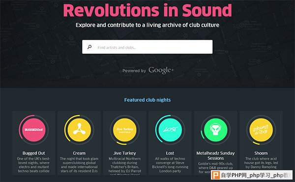 Revolution is Sound in 50 Dark Web Designs for Inspiration