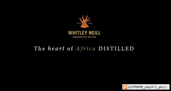 Whitley Neill in 50 Dark Web Designs for Inspiration