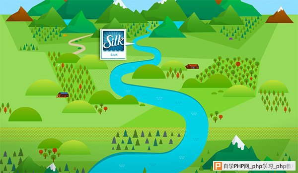Reunite the River in 35 Examples of Vector Illustrations in Web Design